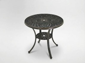 Garden Line Hliníkový stôl „MONDRICH“ ANTIQUE BRONZE priemer 78 x 70 cm OKRÚHLY *4065