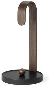 Čierny drevený stojan na papierové utierky ø 17 cm Bellwood – Umbra