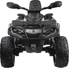 JOKOMISIADA Detská štvorkolka na akumulátor pre 2 osoby CAN-AM OUTLANDER 4x4 s LED panelom sivá PA0326