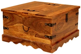furniture-nabytek.cz - Truhla s úložným priestorom 80x45x80 z masívu palisander