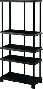 ARTPLAST Davide + D+90455 Regál s nastaviteľnou výškou políc, 5 políc, šírka 92 cm