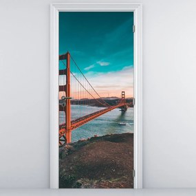 Fototapeta na dvere - Golden Gate (95x205cm)