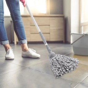 Tyč nehrdz. oceľ/UH 94/158 cm klip CLEAN SYSTEM teleskopická