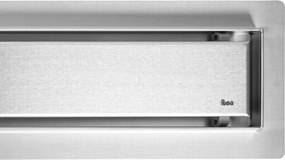 Rea Neox Superflow, odtokový žľab 60cm, brúsená oceľ, REA-G2705