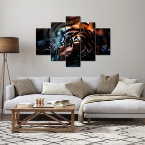Obraz ležiaceho tigra (150x105 cm)