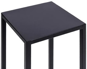 Stojan na kvety PIATTO Loft čierny 60 cm