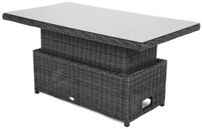 Výškovo nastaviteľný stôl SANTIAGO/BERKLEY tmavosivý