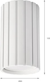 Brilagi - Bodové svietidlo CRISPINA 1xGU10/10W/230V 10 cm biela