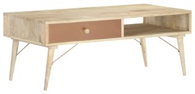Konferenčný stolík 118x57x45 cm masívne mangovníkové drevo