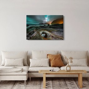 Obraz - Nočná scéna (90x60 cm)