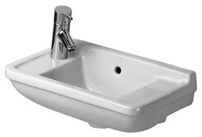 DURAVIT Starck 3 závesné umývadielko bez otvoru, s prepadom, 500 mm x 260 mm, 0751500000