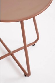 Oceľový okrúhly záhradný stolík ø 45 cm Jable – Bizzotto