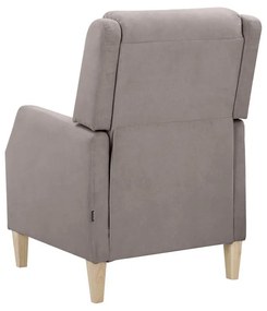 Sivé relaxačné kreslo Dina – Støraa
