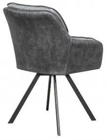 Stolička 39301 Lounger Šedá/Antracit - otočná  - Komfort-nábytok