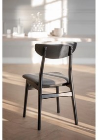 Čierne jedálenské stoličky v súprave 2 ks Rodham - Rowico