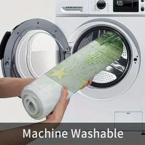 Protišmyková predložka Bankovka, 50x80, zelená, chodba / predsieň, Mujkoberec Original