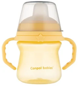 Canpol Babies Silikónový hrnček FirstCup 150ml, yellow