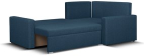 Rozkládací rohová sedací souprava MODO Tmavomodrá