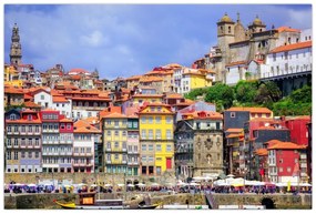 Obraz - Ribeira, Portugalsko (90x60 cm)