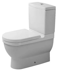 DURAVIT Starck 3 WC misa kombi s Vario odpadom, 370 mm x 395 mm x 655 mm, s povrchom WonderGliss, 01280900001