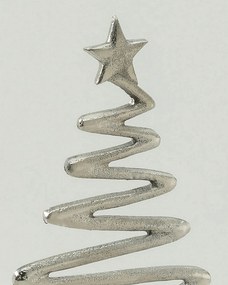 Stojaca dekorácia Silver Tree II 23x12x40 cm