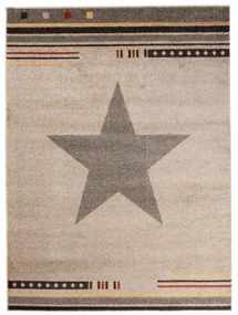 Kusový koberec Hviezda béžový 2 140x190cm