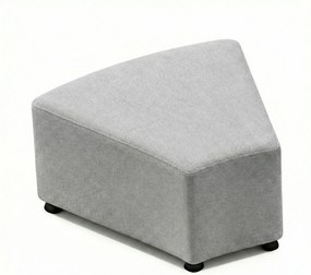 Sedačka LEA, trojuholník, svetlo sivá