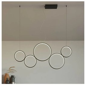 Redo 01-3384 - LED Stmievateľný luster na lanku ATHENA LED/40W/230V CRI98 čierna