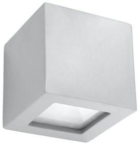 Nástenné svietidlo Leo, 1x sivé keramické tienidlo