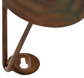 Art Deco nástenná lampa medená 77 cm - Circles