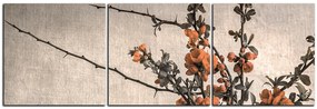 Obraz na plátne - Zátišie kytice - panoráma 5996QB (150x50 cm)