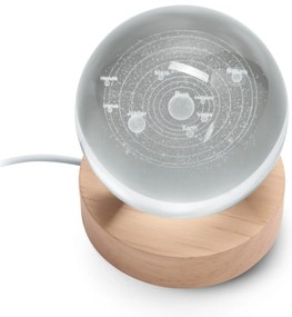 Krištáľová guľa LED Galaxy