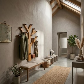 Dekorstudio Dubový nástenný vešiak v tvare stromu Oak Tree – prírodný dub