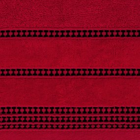 BAVLNENÝ UTERÁK AMANDA7 30X50 CM ČERVENÁ