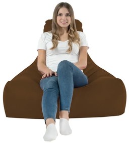 Kreslo Bali ekokoža hnedé