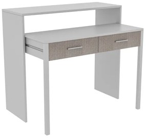 Pracovný stôl 88x99 cm biela/béžová