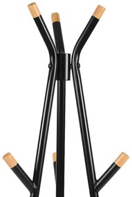 Stojanový vešiak ELIAN čierny