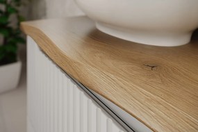 Comad Kúpeľňová skrinka s doskovým umývadlom set Nova Cashmere 100 kašmír/dub coast evoke
