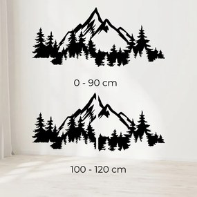 Drevený obraz s horským motívom – moderná prírodná dekorácia | SENTOP HDF0526