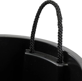 Plastový květináč URBANIKA ECO 57,1x29,5 cm antracitový