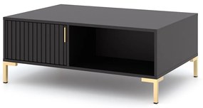 Konferenčný stolík Flinn 100 cm čierny