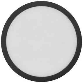LED Stropné svietidlo LED/12,5W/230V 3000/3500/4000K pr. 17 cm čierna