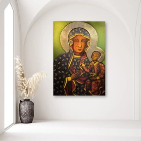 Obraz na plátně Panna Maria Čenstochovská - 70x100 cm