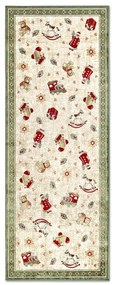 Zelený behúň s vianočným motívom s prímesou bavlny 80x200 cm Toy's Delight Green Christmas – Villeroy&amp;Boch