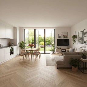 Gerflor, PVC podlaha - lino AladinTex Ultra 2346 Azay cream, na mieru, šíře 4m, hnedá, filc, chodba / predsieň