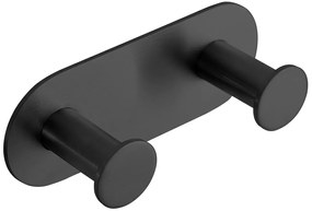 Sapho Sapho, X-ROUND samolepiaci dvojháčik, čierna matná, XR220B