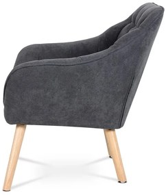 BONTEC Dvojmiestna pohovka, sivá, látka, AK-322 GREY2 Farba: Strieborná