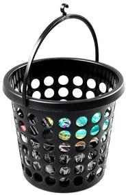 Košík na štipce Springfield 24 ks čierny