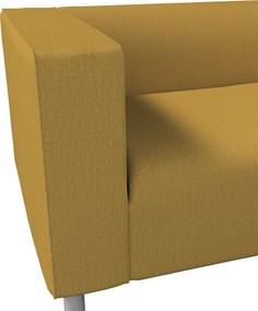Poťah na sedačku Klippan (pre 4 osoby) farba produktu žltá látka zapletaná
