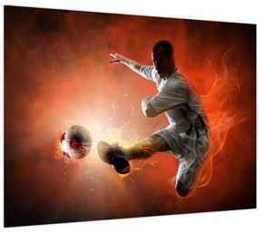Obraz - Futbalista (70x50 cm)